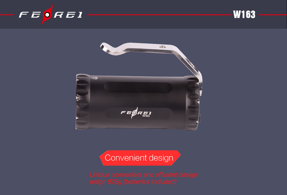 Ferei W163 подводный фонарь Ферей светильник для дайвинга с длительным временем работы купить в России